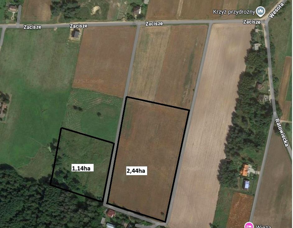 Działka rolna Czarna Wieś Kościelna, ul. Zacisze. Zdjęcie 2