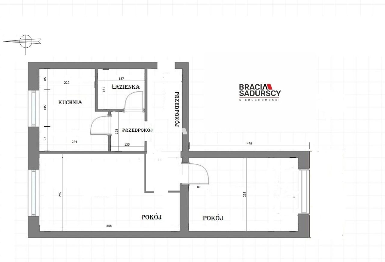 Mieszkanie 2-pokojowe Kraków Nowa Huta, os. Centrum C. Zdjęcie 9