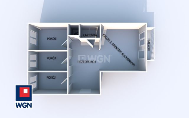 Mieszkanie 4-pokojowe Elbląg Zawada, ul. Józefa Wybickiego. Zdjęcie 15