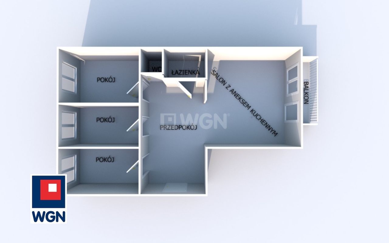 Mieszkanie 4-pokojowe Elbląg Zawada, ul. Józefa Wybickiego. Zdjęcie 15