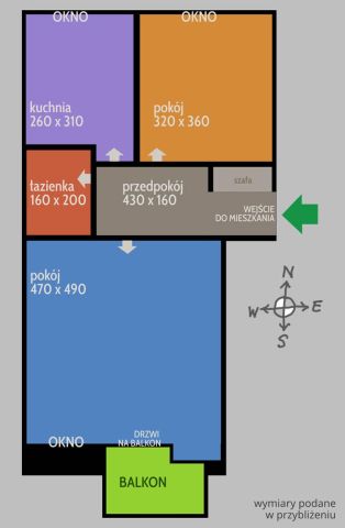 Mieszkanie 2-pokojowe Wrocław Grabiszyn, ul. Inżynierska. Zdjęcie 1
