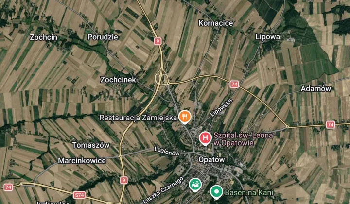 Działka budowlana Opatów, ul. Tadeusza Kościuszki