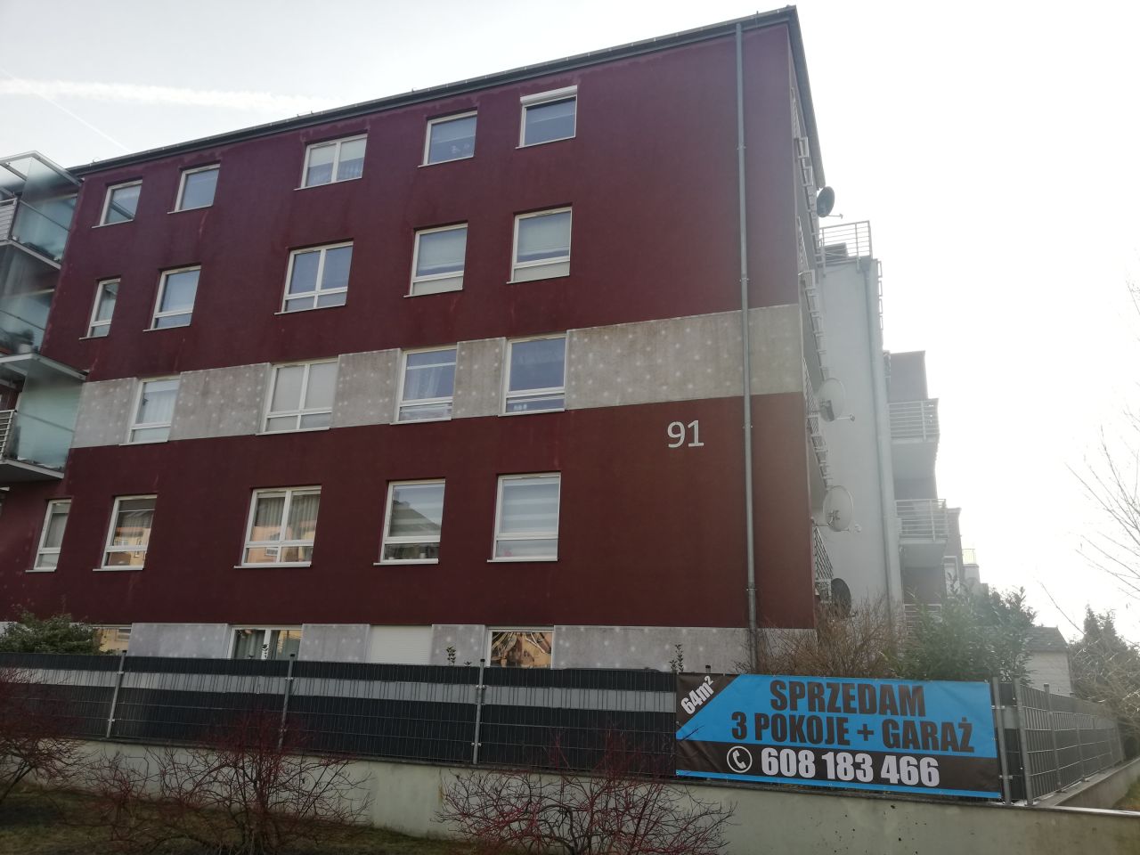 Mieszkanie 3-pokojowe Szczecin Gumieńce, ul. Polskich Marynarzy. Zdjęcie 47