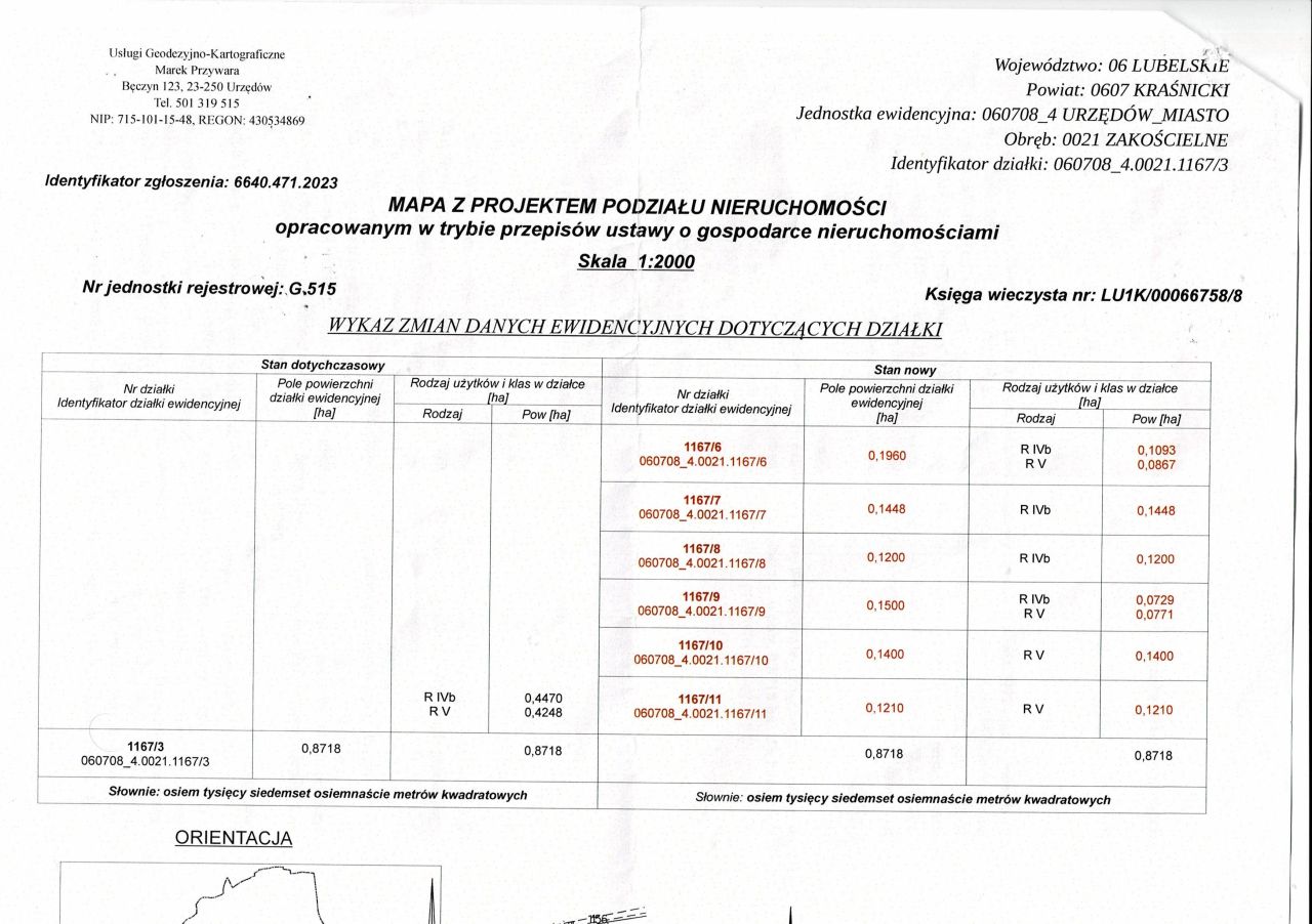 Działka budowlana Urzędów, ul. Malinowa. Zdjęcie 6