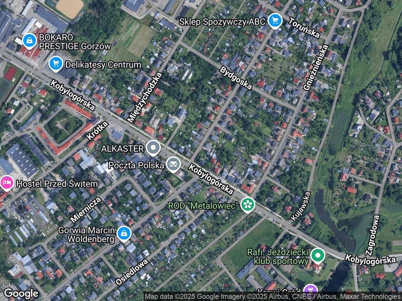 Działka rekreacyjna Gorzów Wielkopolski Zakanale , ul. Kobylogórska