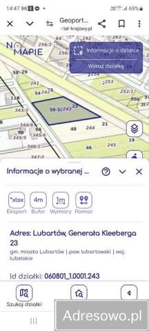Działka inwestycyjna Lubartów, ul. gen. Franciszka Kleeberga. Zdjęcie 1