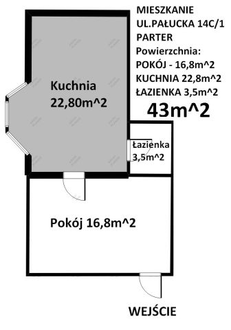 Mieszkanie 1-pokojowe Żnin Góra, ul. Pałucka. Zdjęcie 1