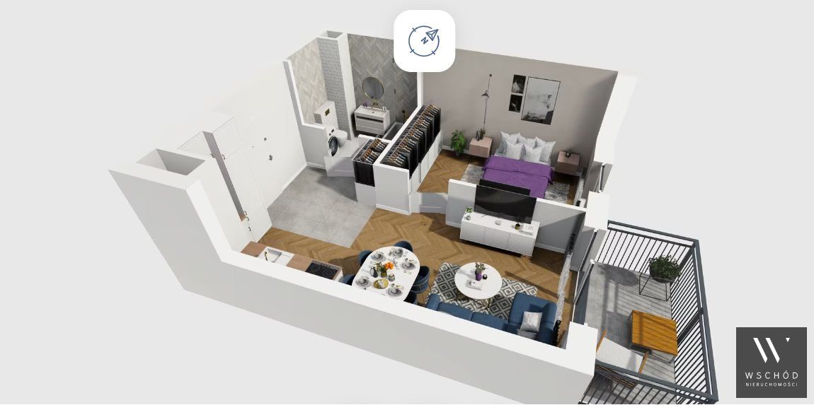 Mieszkanie 2-pokojowe Kraków Prądnik Biały. Zdjęcie 3