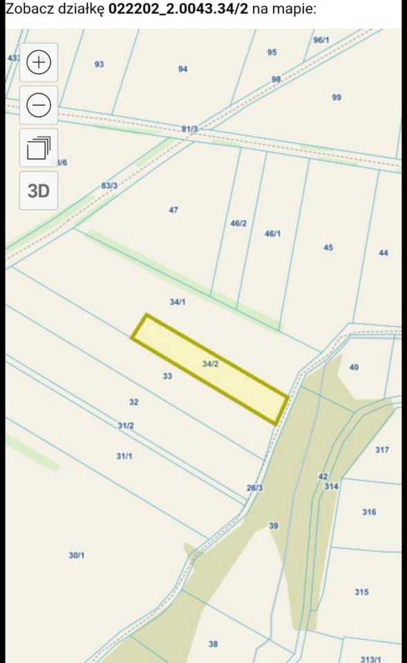 Działka rolna Wyszęcice. Zdjęcie 2