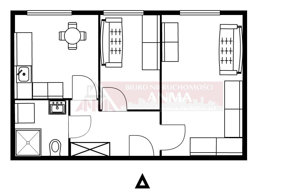 Mieszkanie 2-pokojowe Lublin Śródmieście, ul. Gabriela Narutowicza. Zdjęcie 16