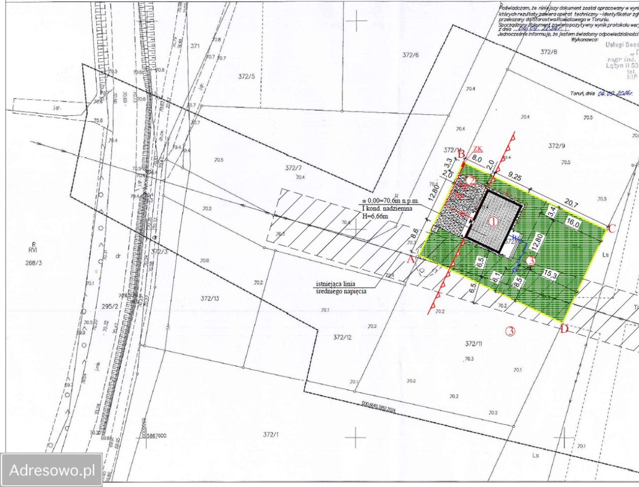 Działka budowlana Osiek nad Wisłą, ul. Obrowska. Zdjęcie 4