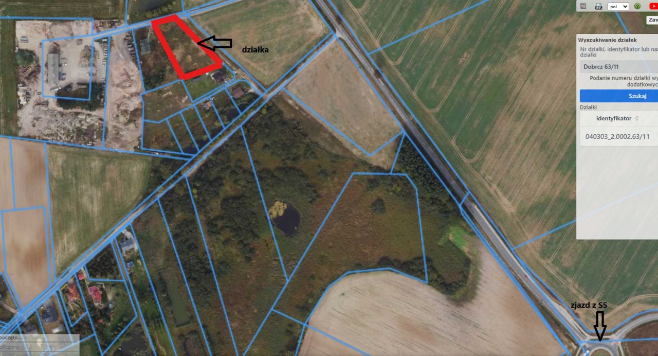 Działka rolno-budowlana Dobrcz, ul. Kłosowa. Zdjęcie 2