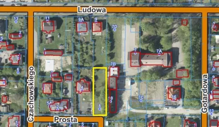 Działka budowlana Zwoleń, ul. Prosta