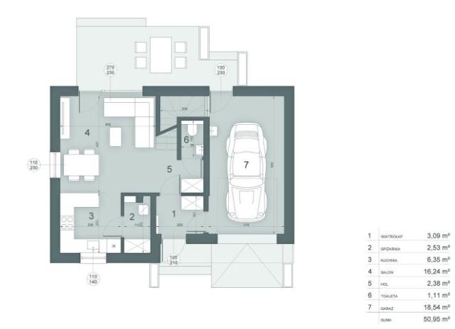 dom wolnostojący, 5 pokoi Ostrołęka, ul. Wierzbowa. Zdjęcie 8