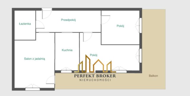 Mieszkanie 3-pokojowe Lublin, ul. Zawilcowa. Zdjęcie 17