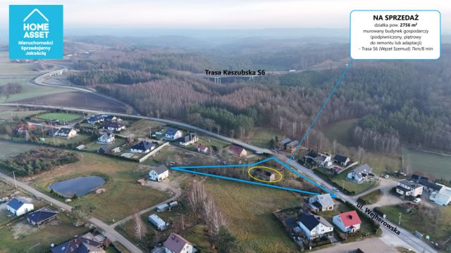 Działka budowlana Milwino, ul. Wejherowska. Zdjęcie 2