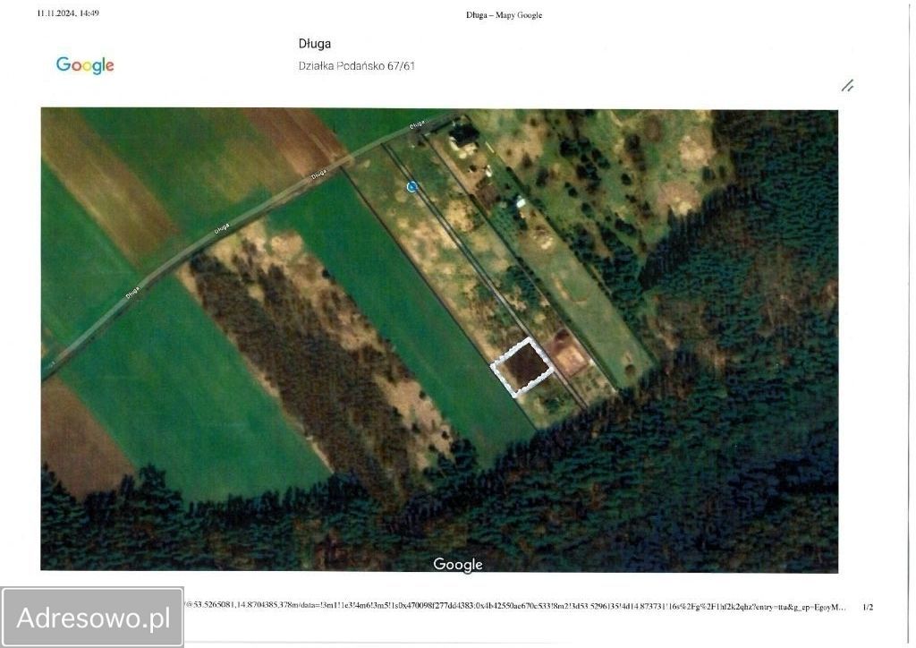Działka budowlana Podańsko, ul. Długa. Zdjęcie 2