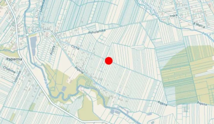 Działka budowlana Myszków Ciszówka, ul. Cicha