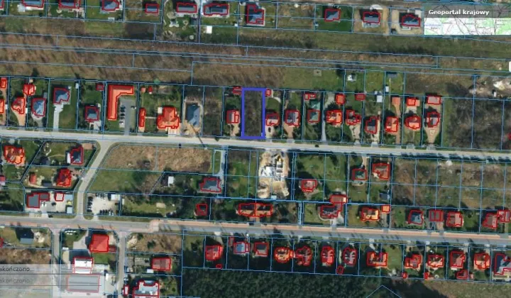 Działka budowlana Bełchatów Paulinów, ul. Sadowa