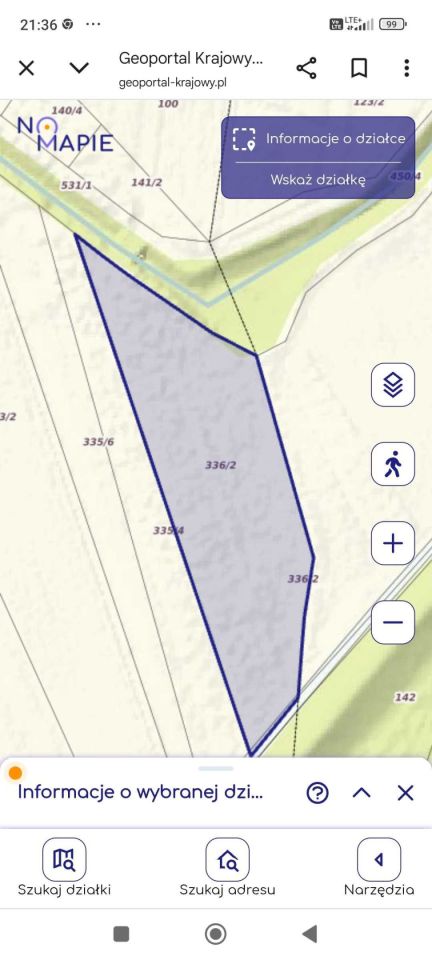 Działka rolna Pobiednik Mały