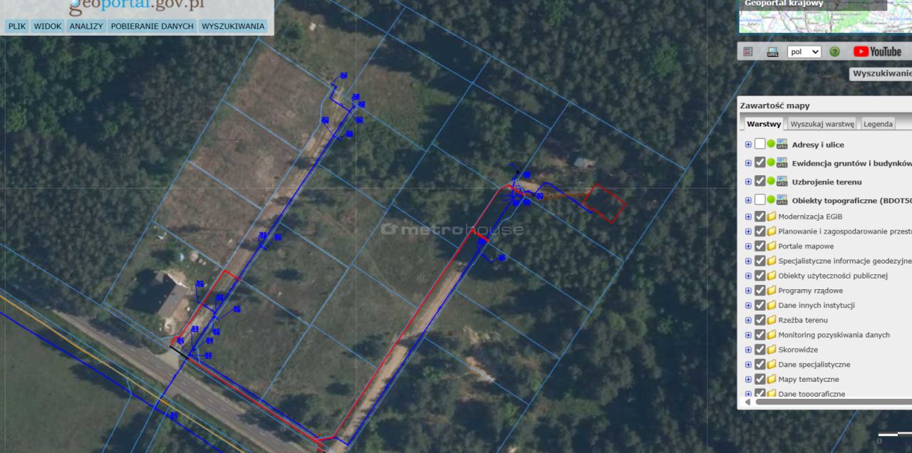 Działka budowlana Zalesie Borowe. Zdjęcie 3