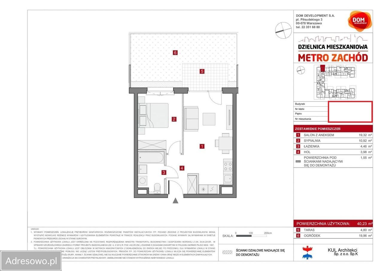 Mieszkanie 2-pokojowe Warszawa Chrzanów, ul. Lazurowa. Zdjęcie 8
