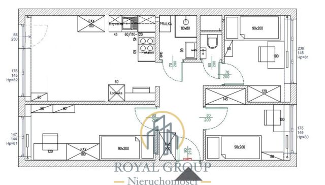 Mieszkanie 4-pokojowe Lublin Kalinowszczyzna, ul. Kazimierza Tumidajskiego. Zdjęcie 8