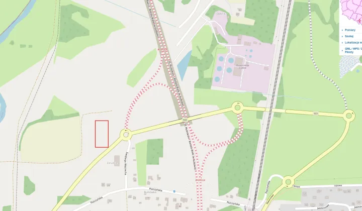 Działka inwestycyjna Brzeszcze Burkówka