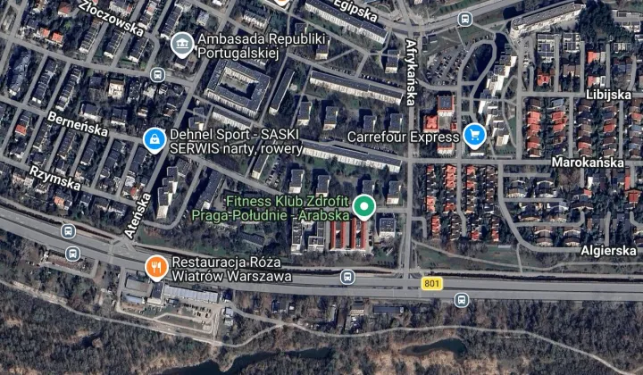 Mieszkanie 3-pokojowe Warszawa Saska Kępa, ul. Arabska