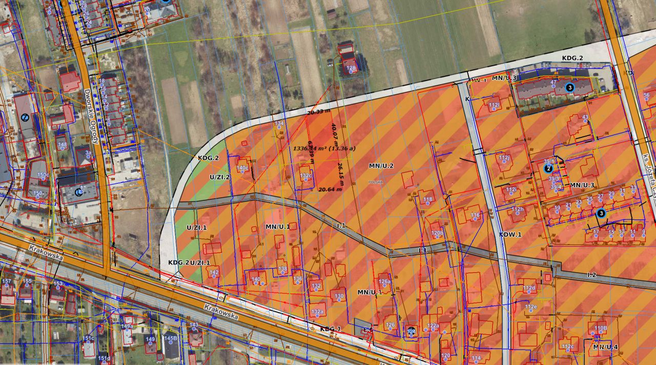 Działka rolna Rzeszów Przybyszówka, ul. Krakowska. Zdjęcie 4