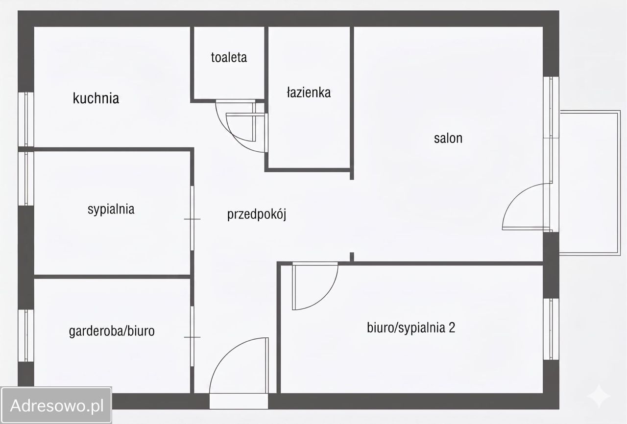 Mieszkanie 4-pokojowe Łódź Retkinia, ul. Olimpijska. Zdjęcie 20