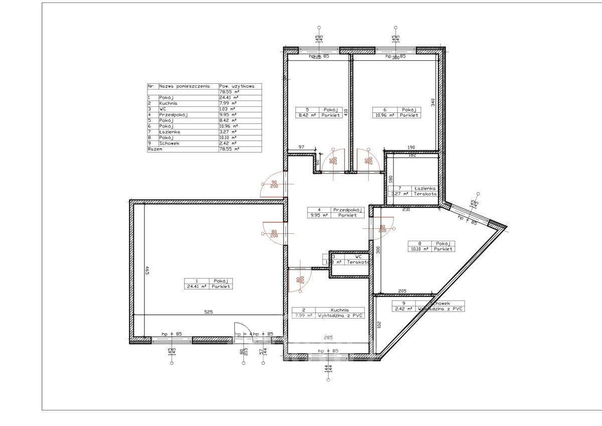 Mieszkanie 4-pokojowe Wrocław Gaj, ul. Orzechowa. Zdjęcie 5
