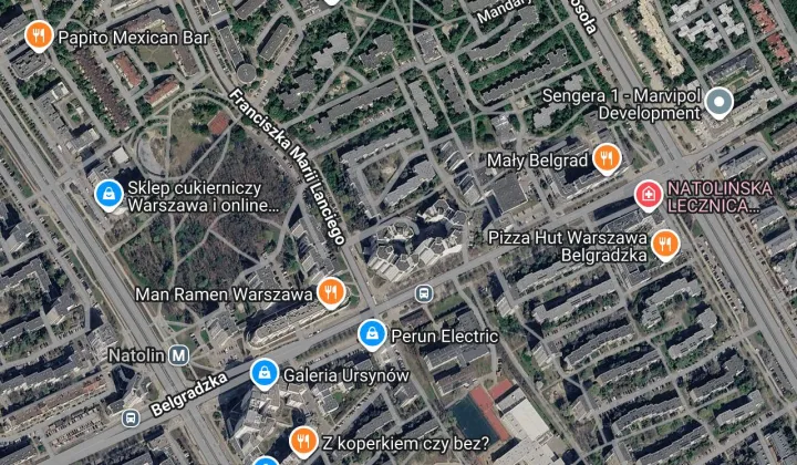 Garaż/miejsce parkingowe Warszawa Ursynów, ul. Belgradzka