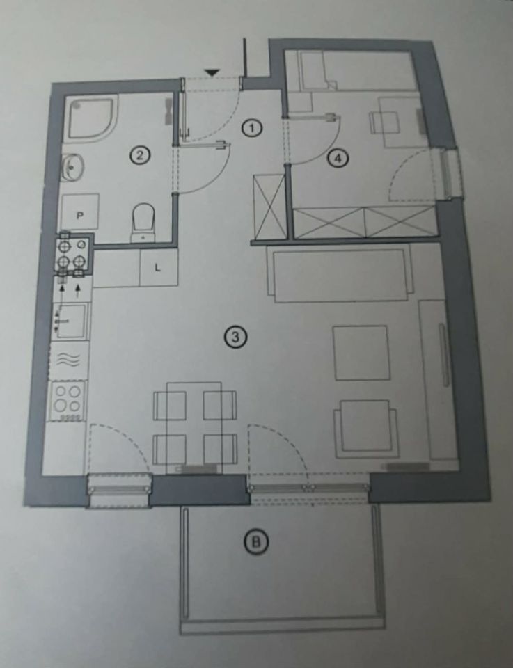 Mieszkanie 2-pokojowe Dopiewo, ul. Leśna. Zdjęcie 2