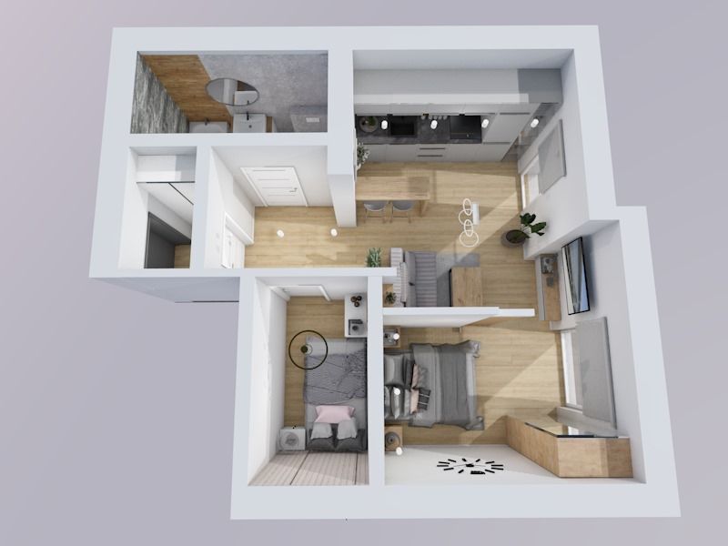 Mieszkanie 2-pokojowe Rzeszów Biała, ul. Kornela Makuszyńskiego. Zdjęcie 14