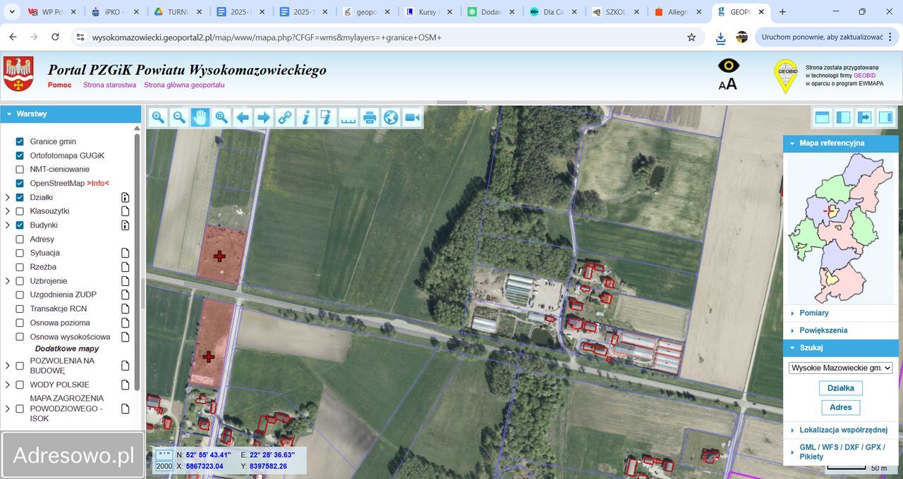 Działka budowlana Osipy-Lepertowizna