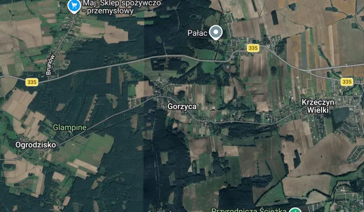 Działka budowlana Gorzyca