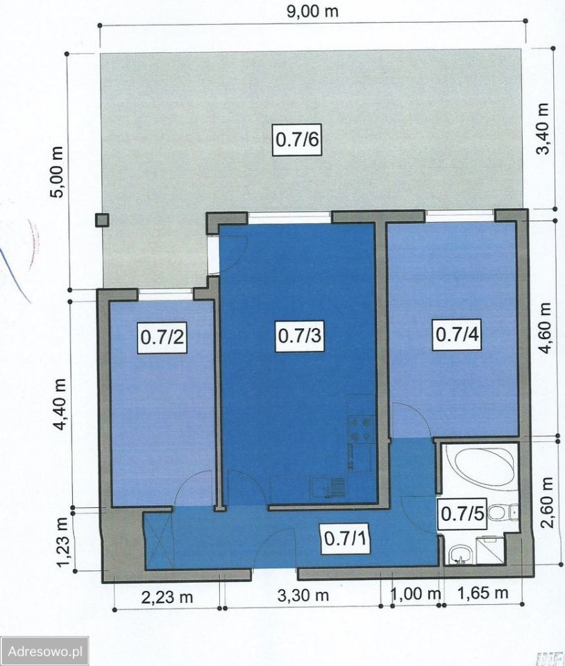 Mieszkanie 3-pokojowe Przemyśl, ul. Księdza Ignacego Skorupki. Zdjęcie 4