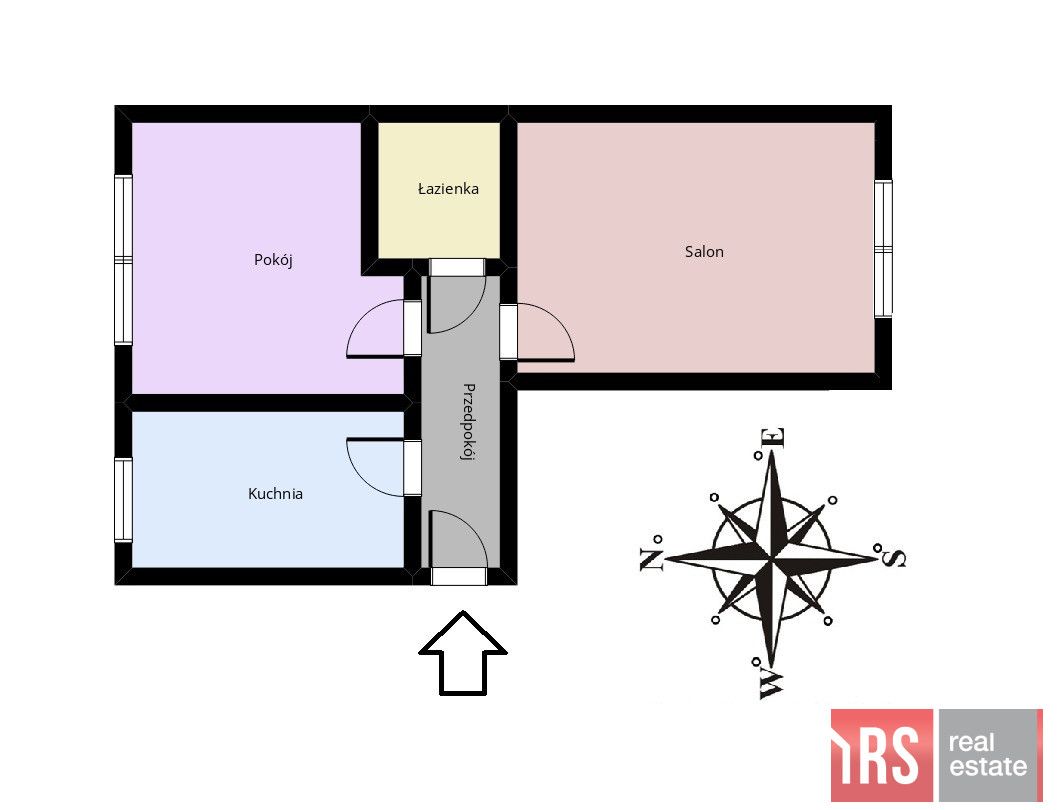 Mieszkanie 2-pokojowe Turek, ul. Stanisława Kączkowskiego. Zdjęcie 6