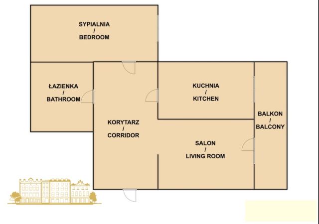 Mieszkanie 2-pokojowe Kraków Ruczaj, ul. Chmieleniec. Zdjęcie 9