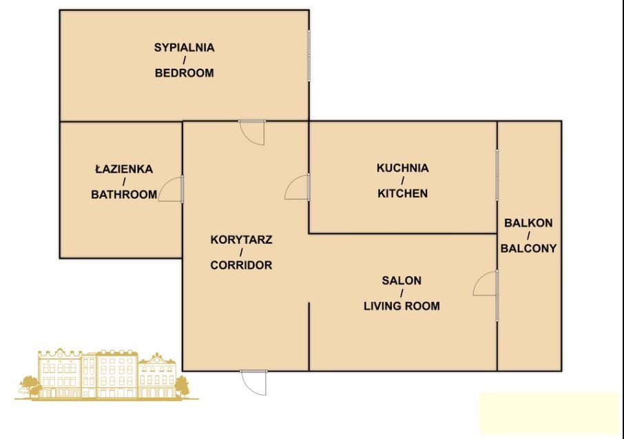 Mieszkanie 2-pokojowe Kraków Ruczaj, ul. Chmieleniec. Zdjęcie 9