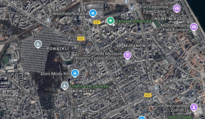 Mieszkanie 1-pokojowe Warszawa Muranów, ul. Miła