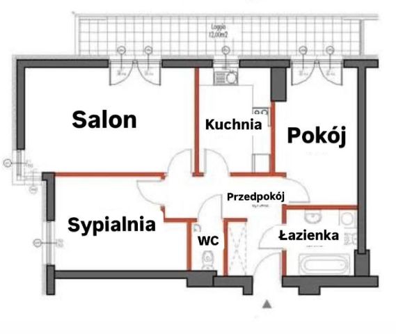 Mieszkanie 3-pokojowe Warszawa Chomiczówka, ul. Wojciecha Bogusławskiego. Zdjęcie 8