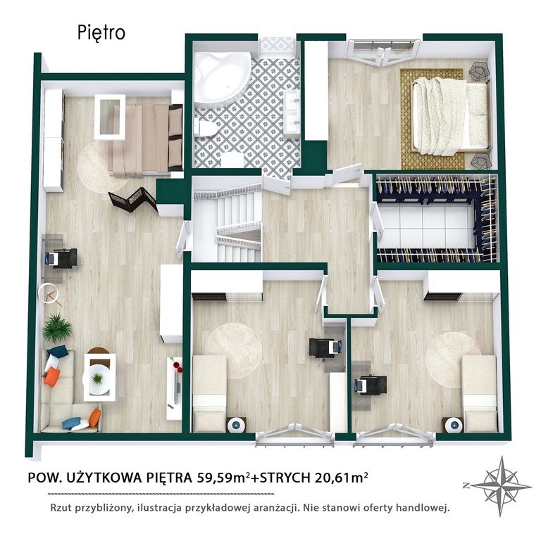 bliźniak, 6 pokoi Mokre, ul. 15 Sierpnia. Zdjęcie 32