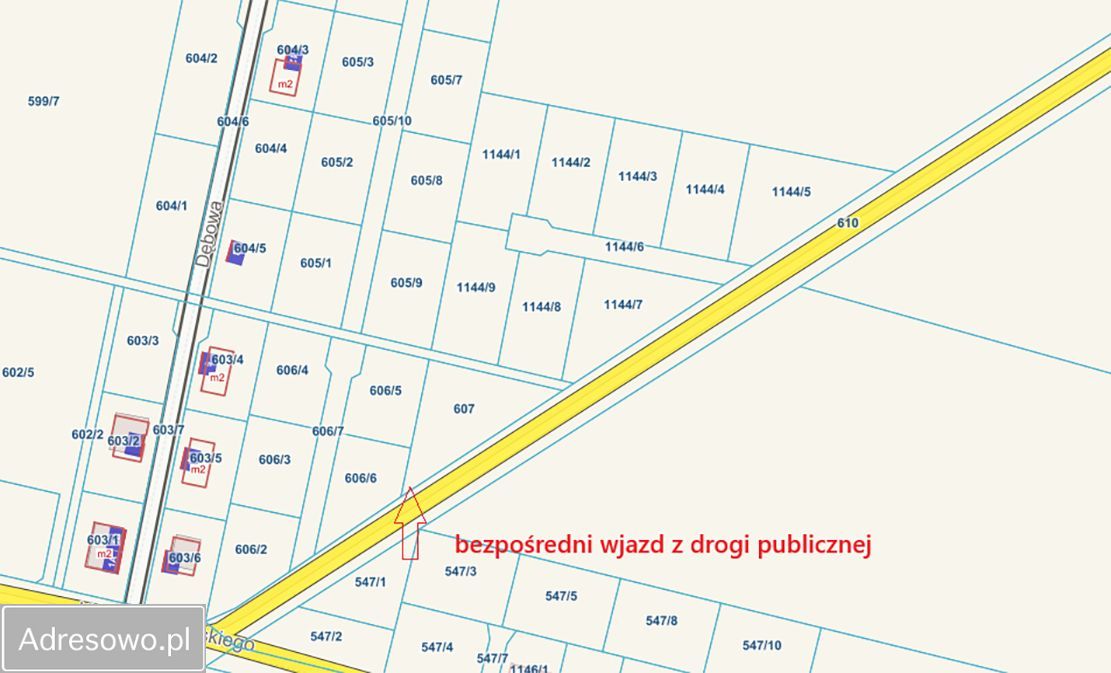 Działka budowlana Gołaszyn. Zdjęcie 3