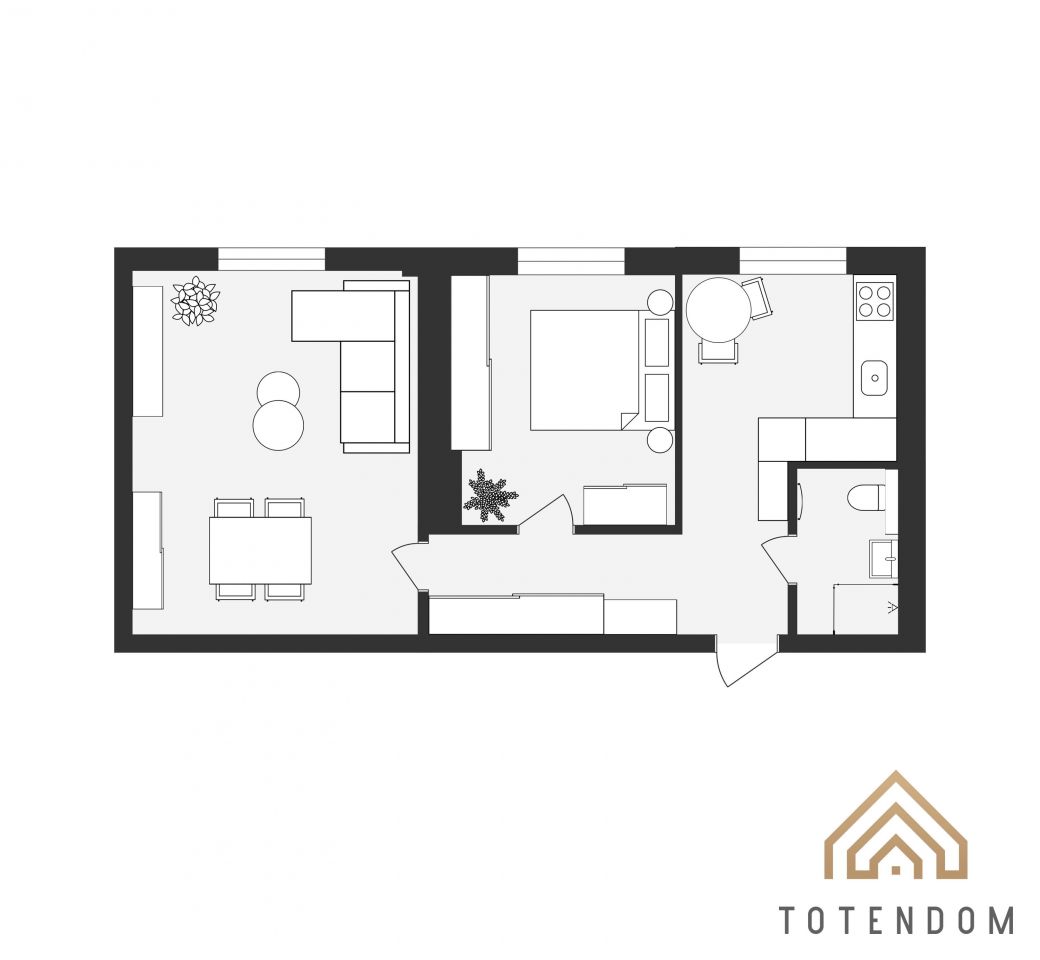 Mieszkanie 2-pokojowe Ostrów Wielkopolski, ul. Piastowska