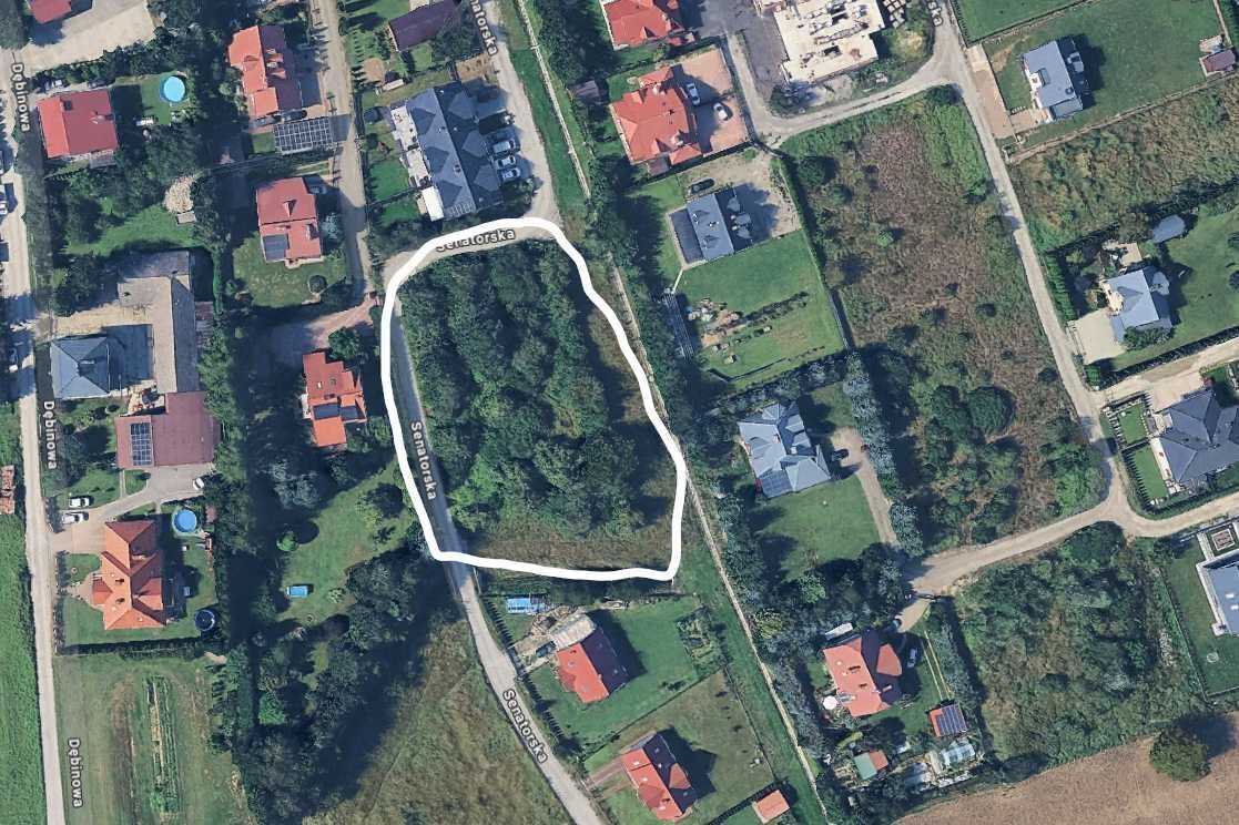 Działka budowlana Rzeszów Budziwój, ul. Senatorska. Zdjęcie 1