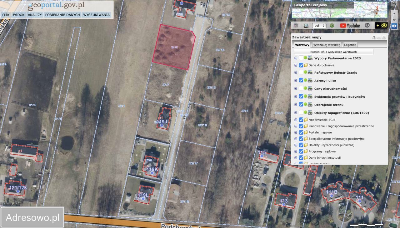 Działka budowlana Łódź Polesie, ul. Podchorążych. Zdjęcie 2