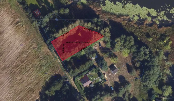 Działka budowlana Osiek nad Wisłą, ul. Źródlana