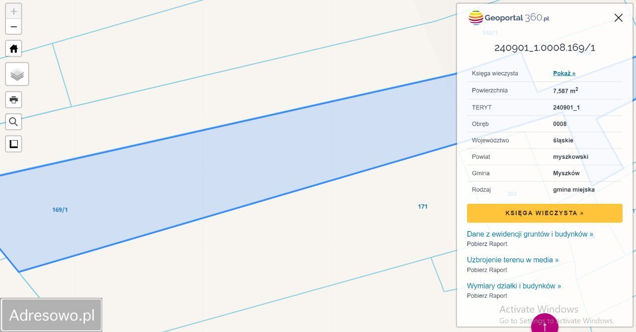 Działka rolno-budowlana Myszków Będusz, ul. Armii Krajowej. Zdjęcie 3
